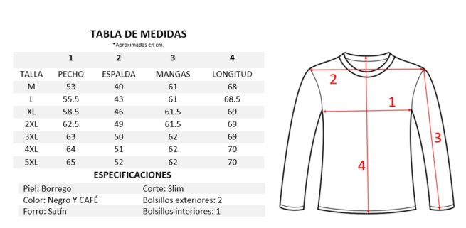 Chamarra para caballero - Fredi - Image 7